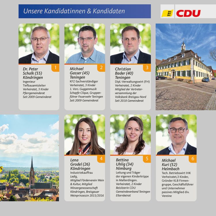 CDU-Wahlprospeckt Gemeinderatswahl 2019 -
                  Seite 4