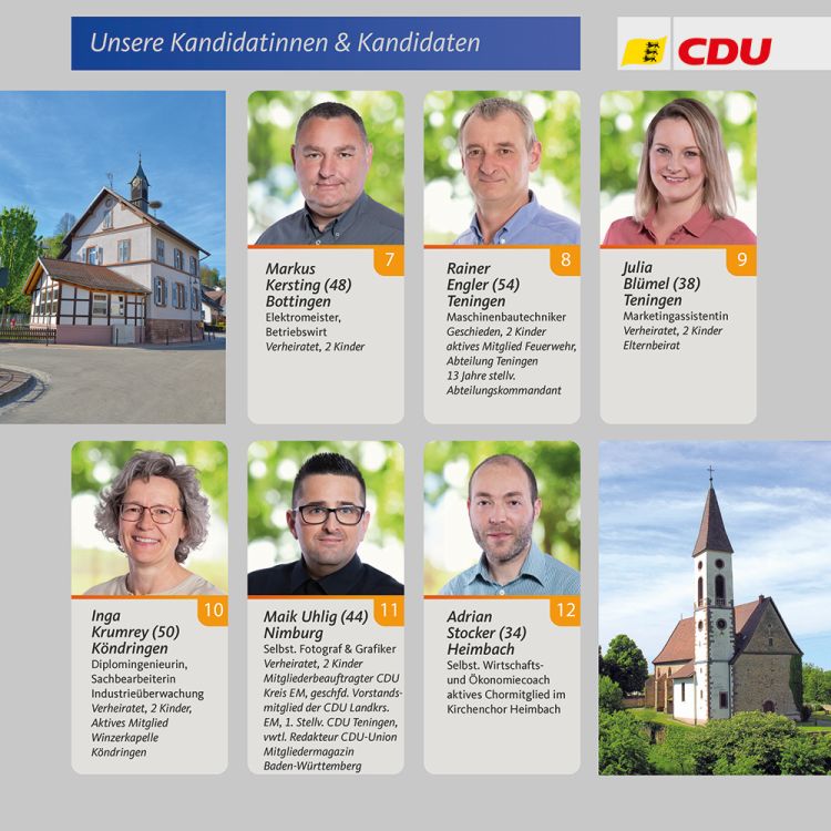 CDU-Wahlprospeckt Gemeinderatswahl 2019 -
                  Seite 5